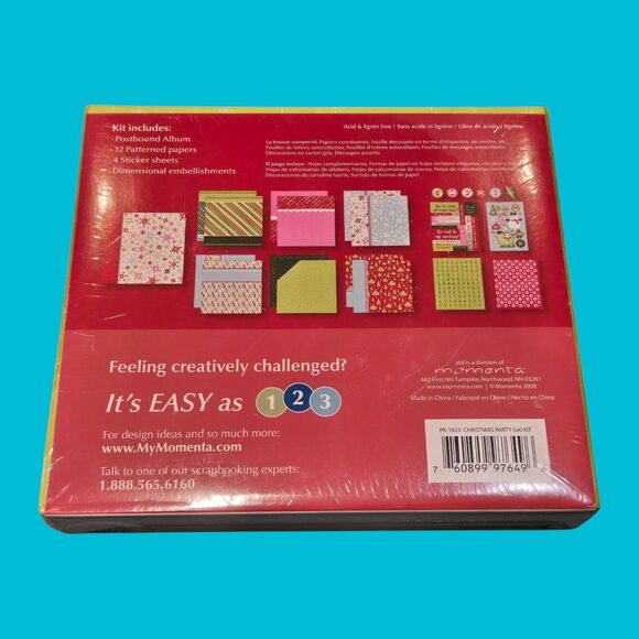 Christmas Party Scrapbook Kit 300+pc Holiday Magic Paint Posters Activity Books - Picture 6 of 12